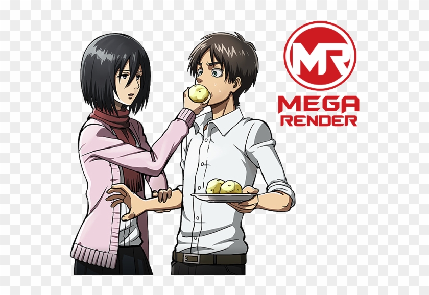 Anime - Mikasa Is Jealous Clipart #4727870