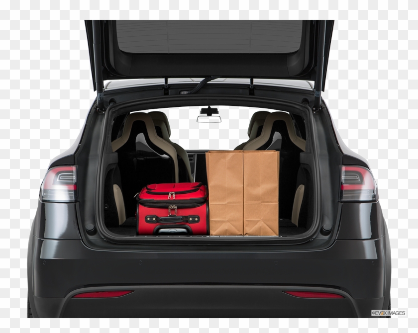 Trunk View Of The Tesla Model X - Tesla Model X Clipart #4728033