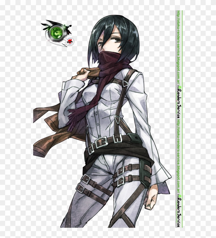 Battle Pose V4 - Mikasa Png Clipart #4728247