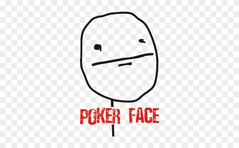 Poker Face Smile Clipart #4728375
