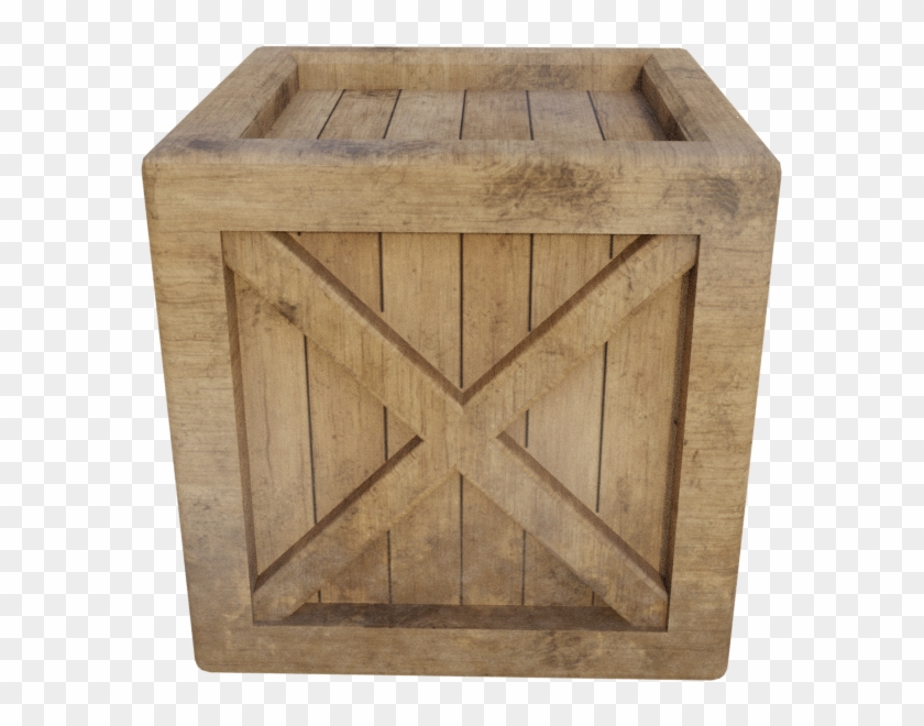 Wooden Crate Royalty-free 3d Model - Plank Clipart