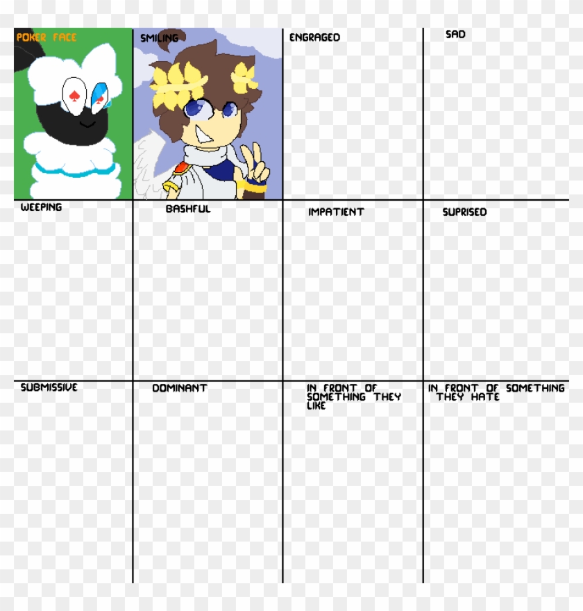 Poker Face - Cartoon Clipart