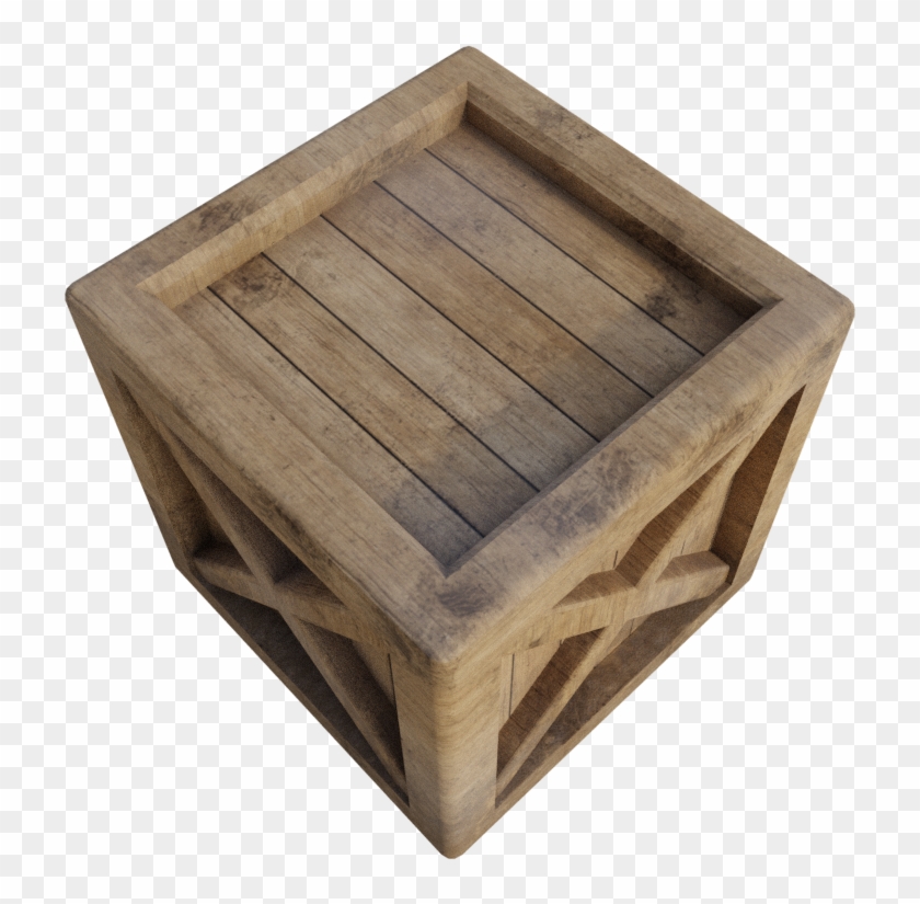 Wooden Crate Royalty-free 3d Model - Plywood Clipart