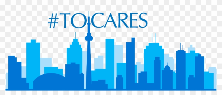 The Toronto Cares Campaign - Skyline Clipart