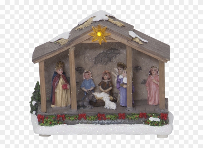 Decorative Scenery Nativity - Light-emitting Diode Clipart #4729476
