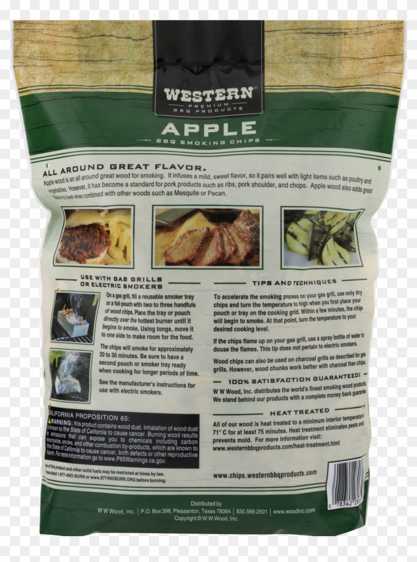 Western Premium Bbq Products Apple Bbq Smoking Chips, - Farfalle Clipart