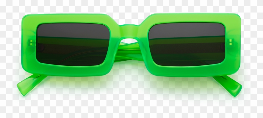 Neon Kryptonite Green - Sunglasses Clipart