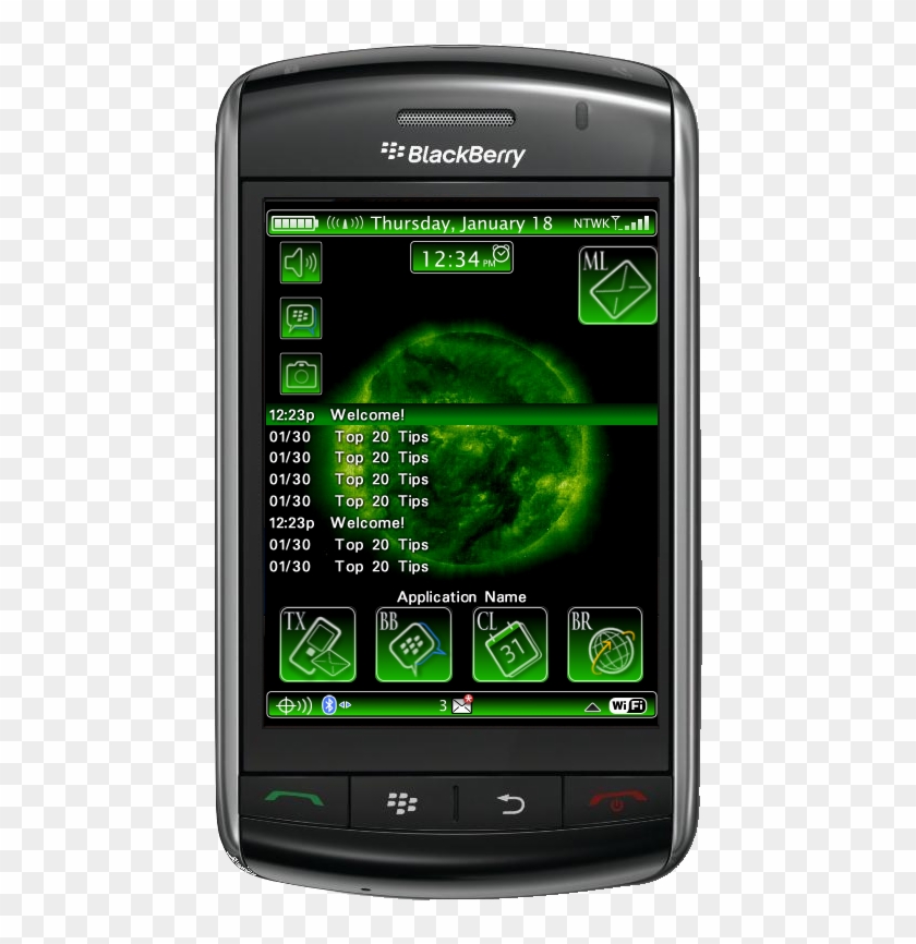 Blackberry Storm Clipart #4730356
