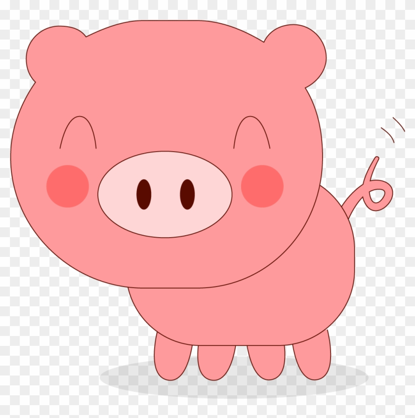 Developed The Game Of Pig In Java Where A Player Competes - Cute Cartoon Pig Clipart