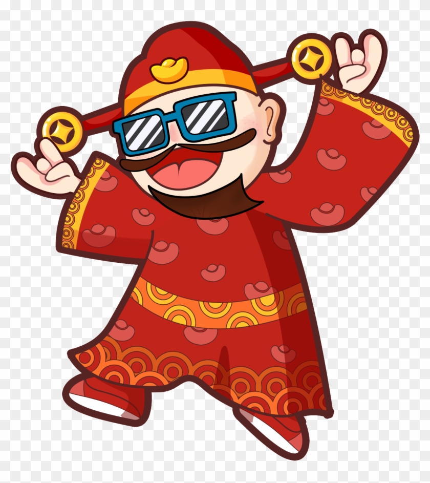 Cartoon Chinese Style Hip Hop Pig Png And Psd - Psd Clipart #4730636