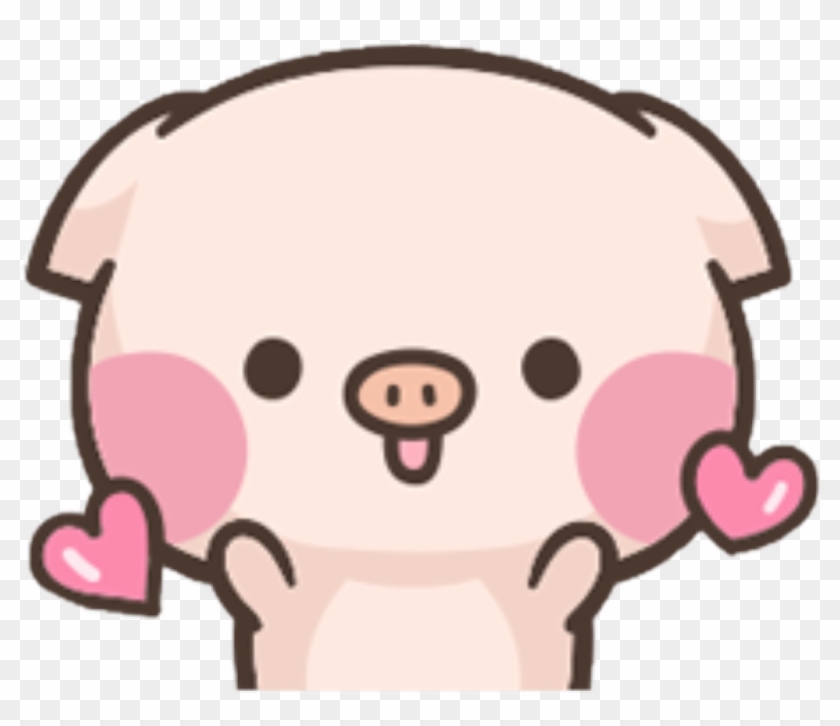 Kawaii Pig Png , Png Download - Gif Animation Pig Cute Clipart #4731036