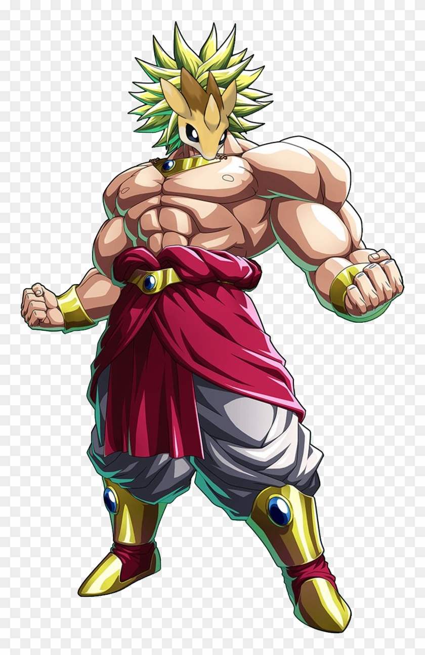 His Mega Evolution - Dragon Ball Fighterz Broly Png Clipart #4731064