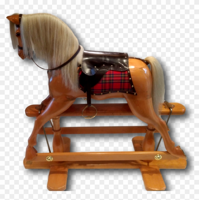 pine rocking horse