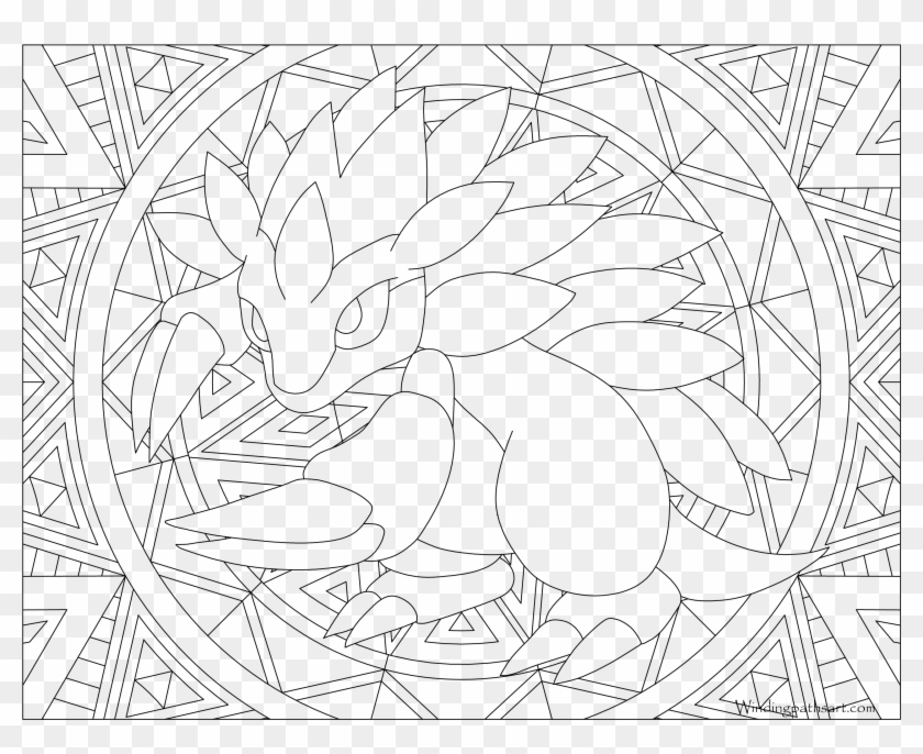 Pokemon Coloring Pages Mandala Clipart