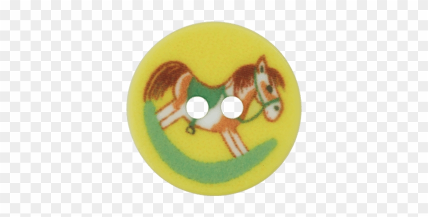 Polyester Button Rocking Horse Article - Cartoon Clipart