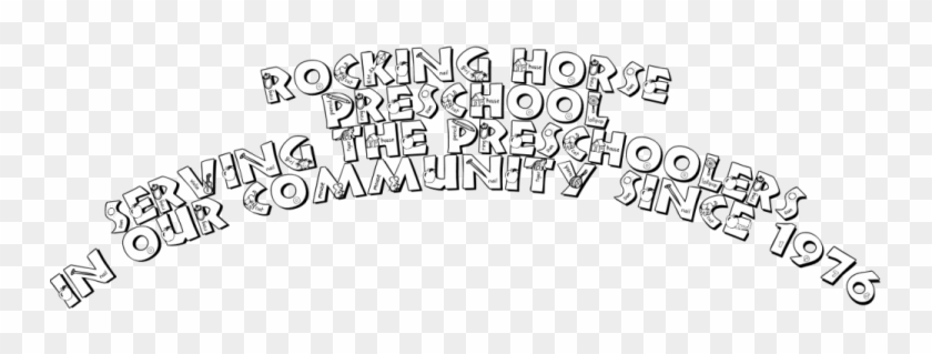 Rocking Horse Preschool - Calligraphy Clipart