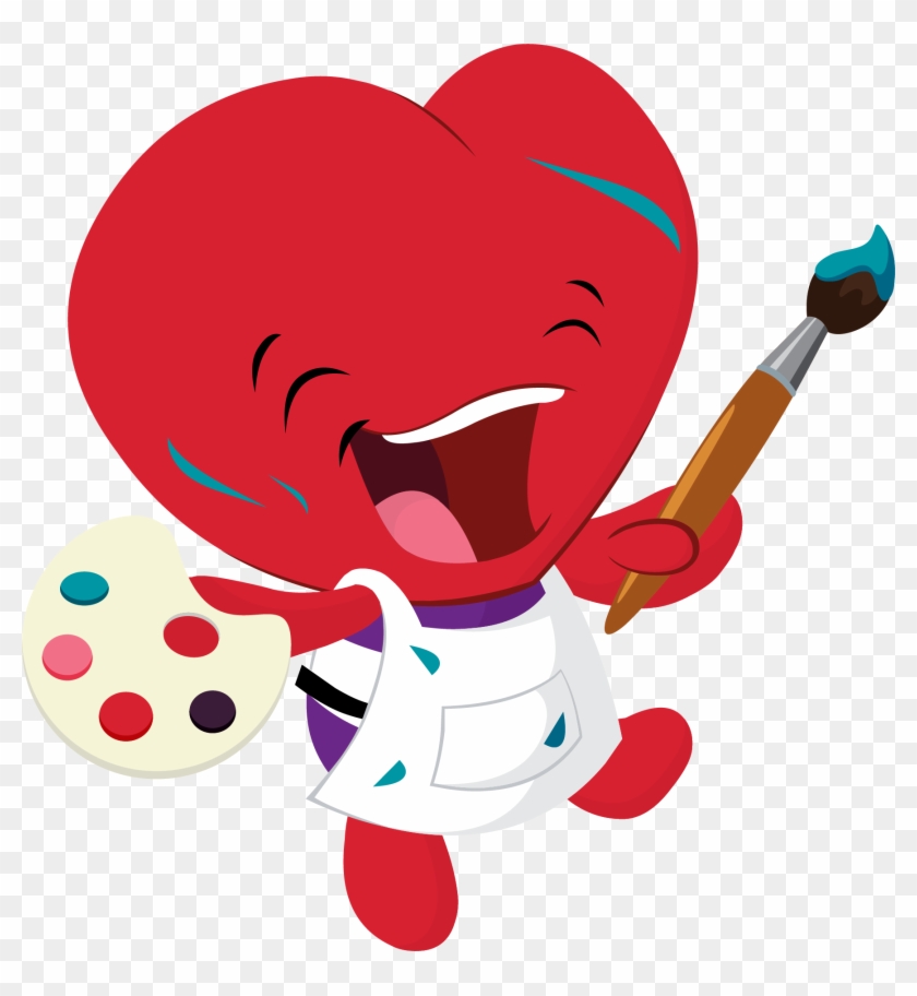 Stress - Heart Kids Cartoon Clipart #4731680