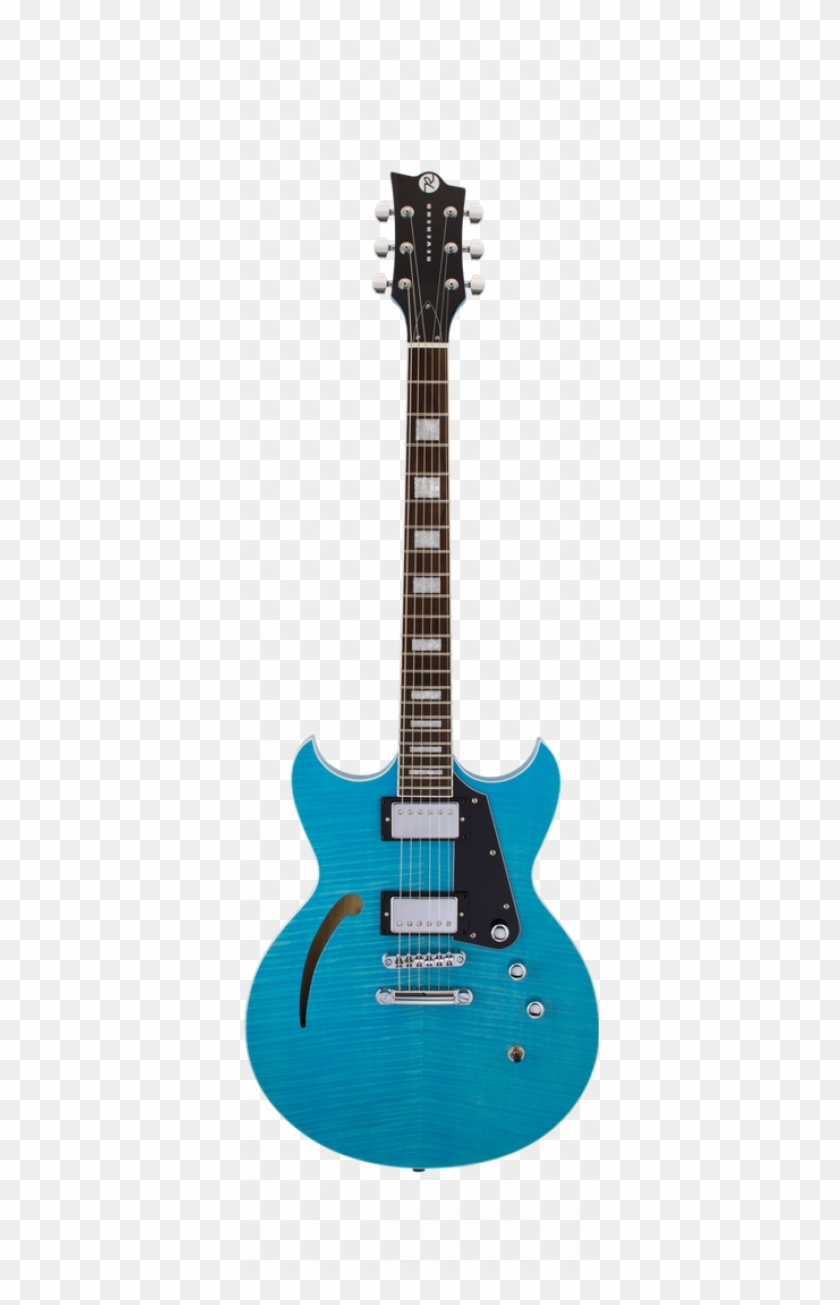 Reverend Manta Ray Hb Electric Guitar - Bright Blue Electric Guitar Jackson Blue Clipart