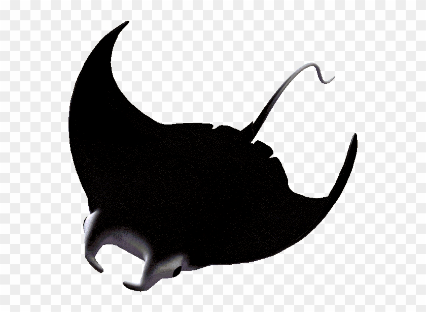 Image Result For Manta Ray Silhouette - Manta Ray No Background Clipart