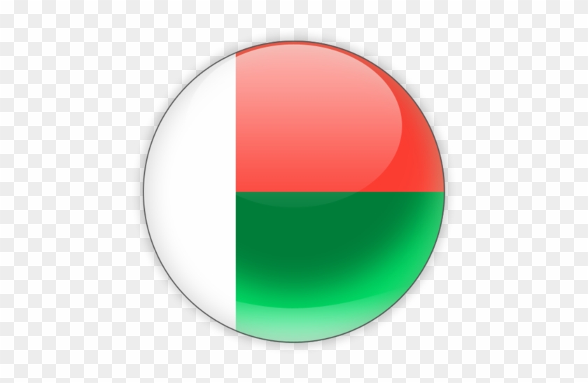 Madagascar Flag Circle Clipart
