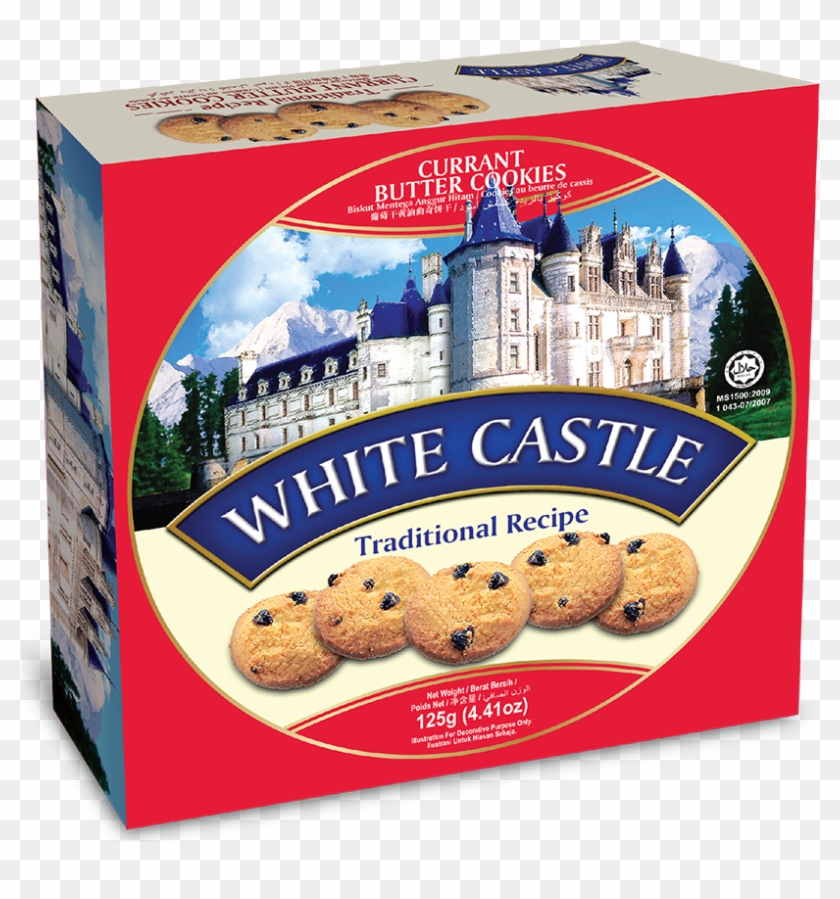 125g White Castle Currant Cookies - Chenonceau Castle Clipart #4732899