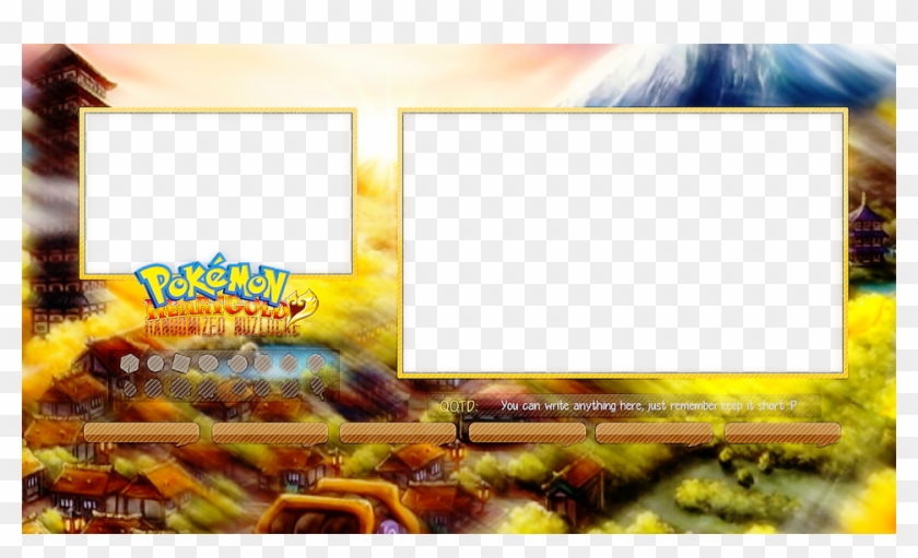 Pokemon Heart Gold Layout Clipart