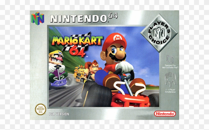 Mario Kart - Mario Kart 64 Pal Clipart #4733213