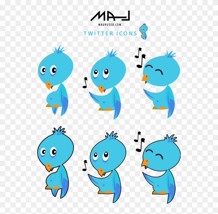 Free Twitter Bird Icons Free Vector - Twitter Bird Clipart #4733777