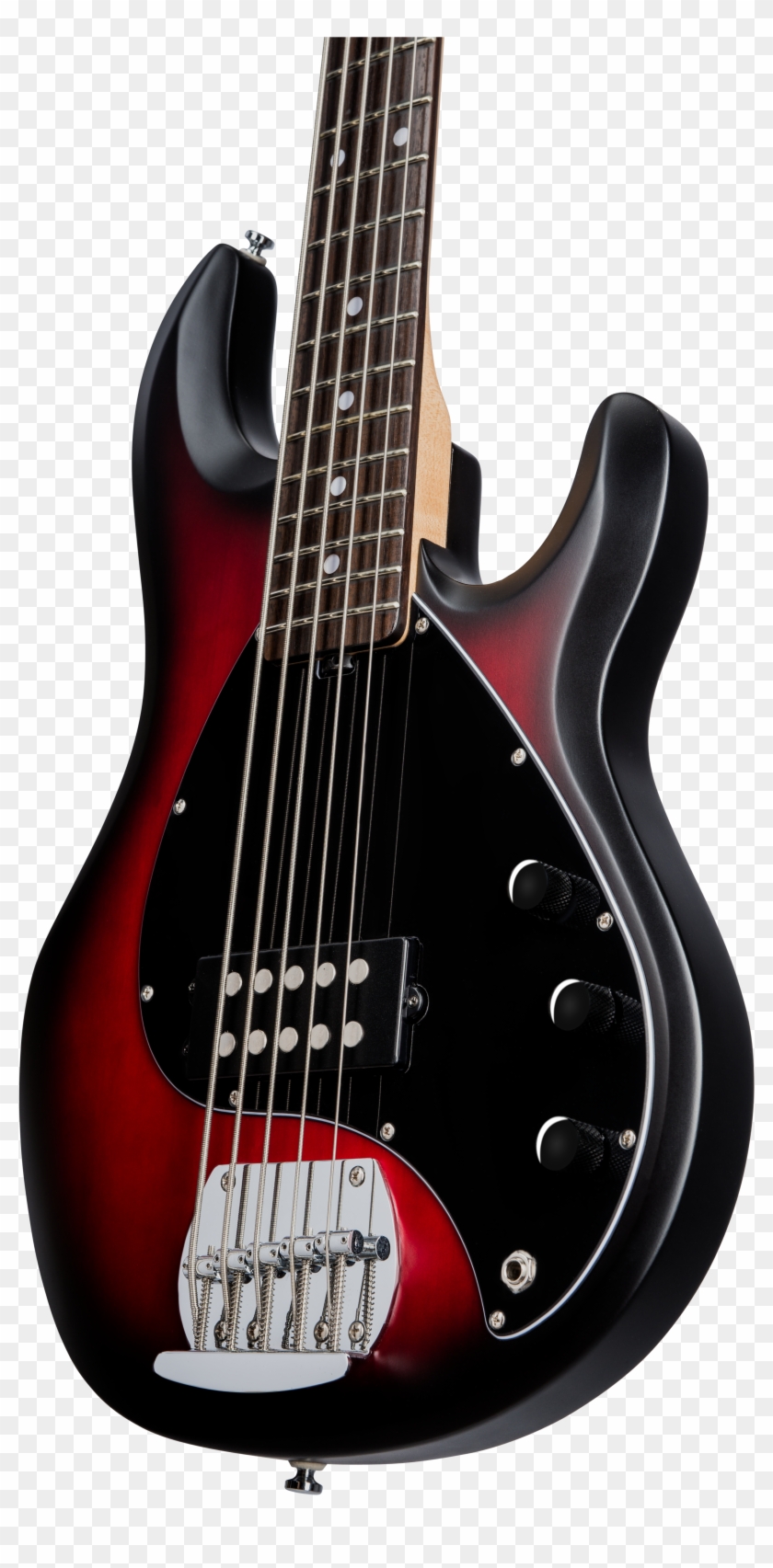 Sterling By Music Man Stingray5 In Ruby Red Burst Satin, - Bass Guitar Clipart