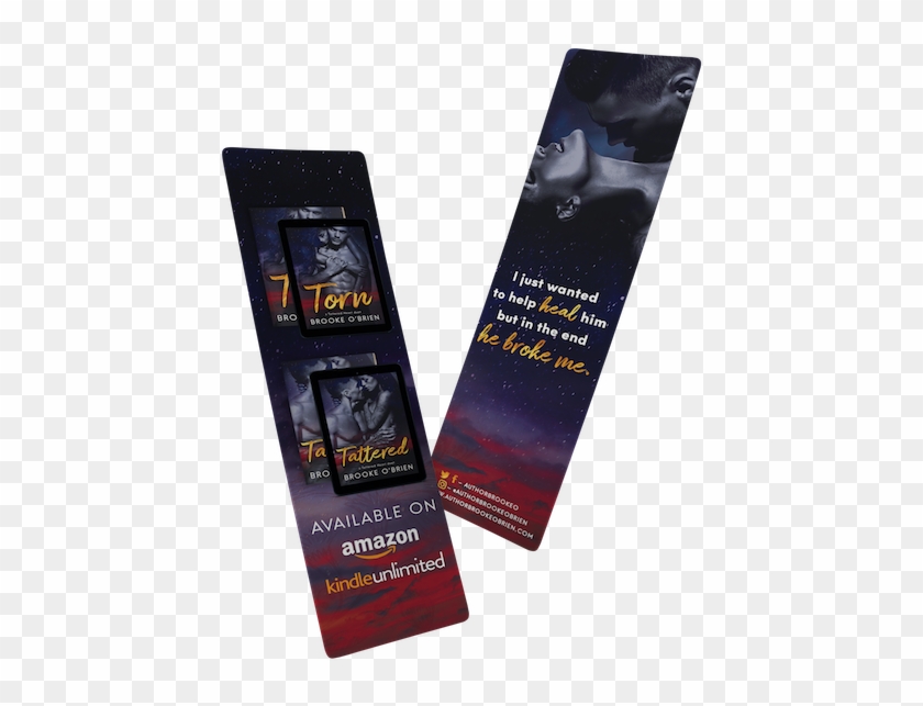 Tatteredhearts Bookmark Mockup - Flyer Clipart