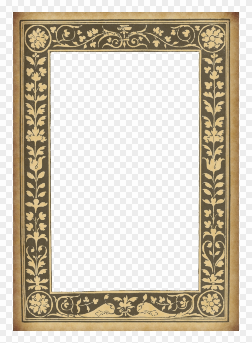 #free #scrapbook #craft #hobbies #hobby #embelishment - Stary Zlaty Ram Na Obraz Clipart