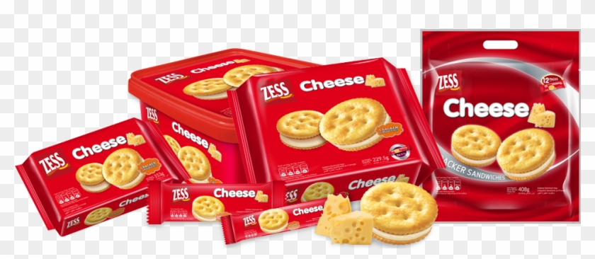 Zess Cracker Sandwiches Cheese - Zess Cracker Sandwiches Clipart