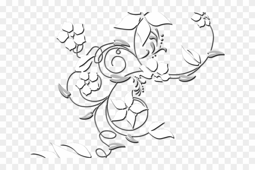 Drawn Ivy Ivy Vine - Line Art Clipart