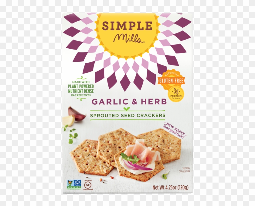 Simple Mills Almond Flour Crackers Clipart #4735573