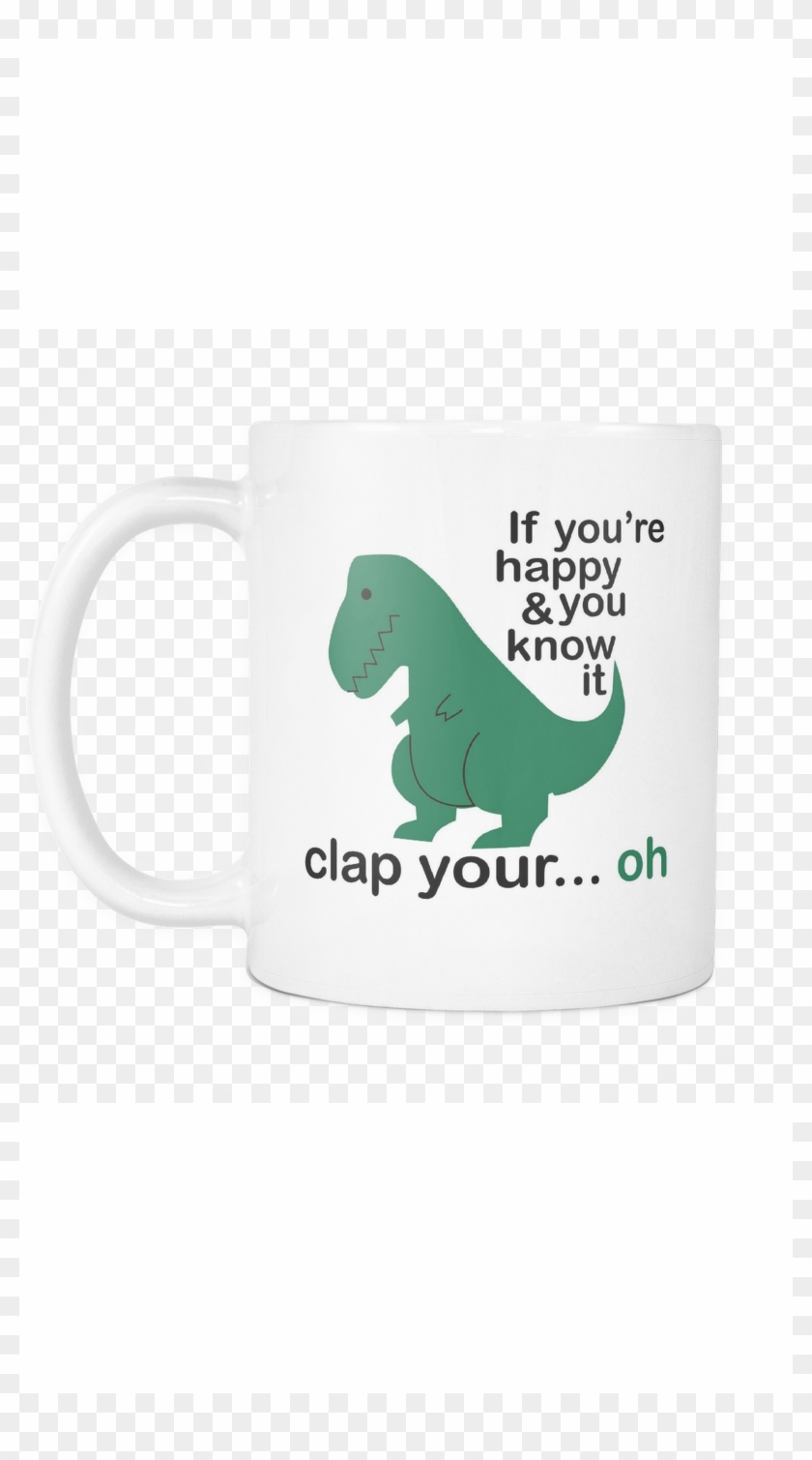 Hahaa I Want This Coffee Mug - Tyrannosaurus Clipart