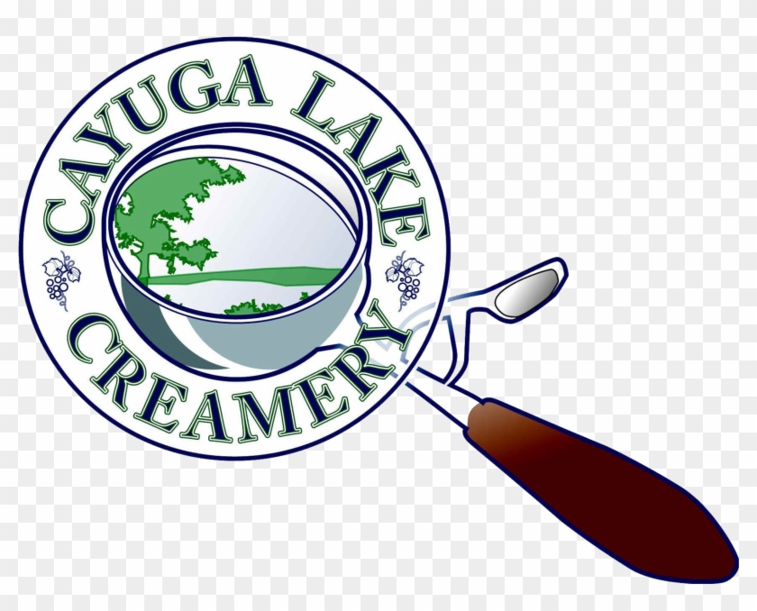 Cayuga Lake Creamery Floating Logo - Marble Slab Creamery Clipart