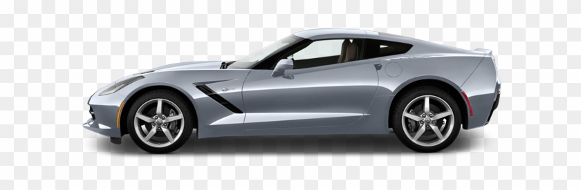 Chevrolet Corvette Stingray 1lt - Jaguar F Type Side View Clipart #4736645