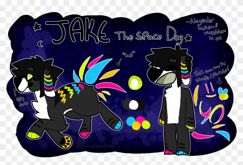 Jake The Space Dog - Cartoon Clipart #4736837