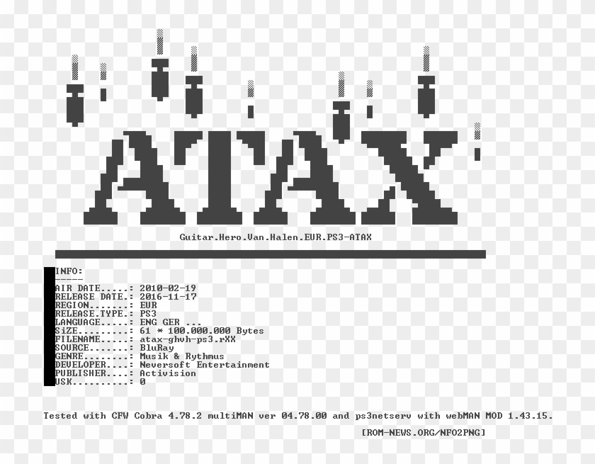 Guitar - Hero - Van - Halen - Eur - Ps3-atax - - Graphic Design Clipart #4736986