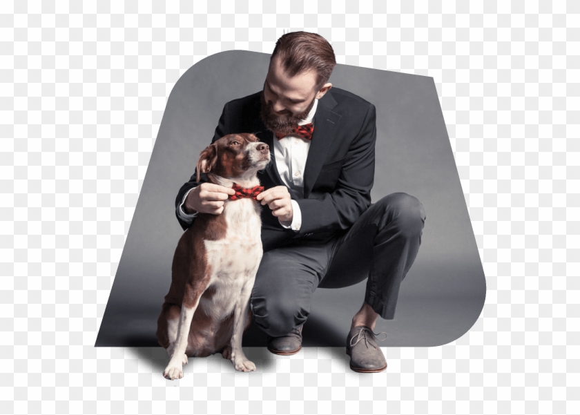 Human Approach - Companion Dog Clipart #4737017