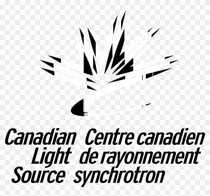 Canadian Light Source Logo Black And White - Poster Clipart #4737019