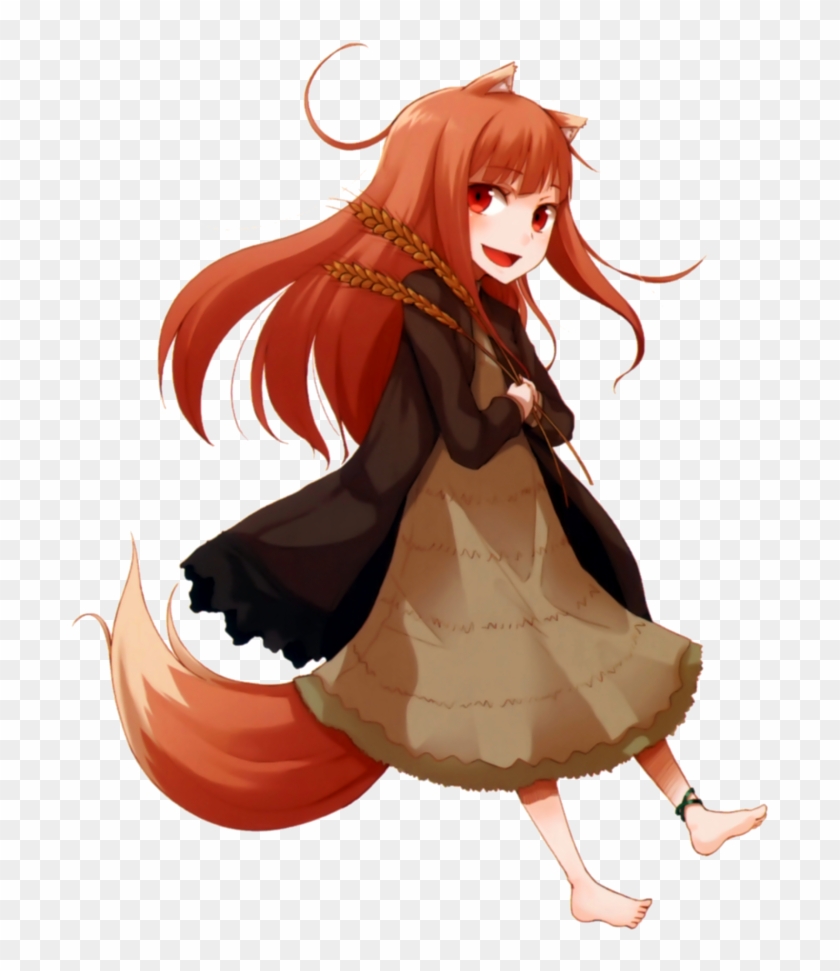 Horo Render By Lightangelfaye-d80gg4d Wolf Tail, Animal - Spice And Wolf Banner Clipart
