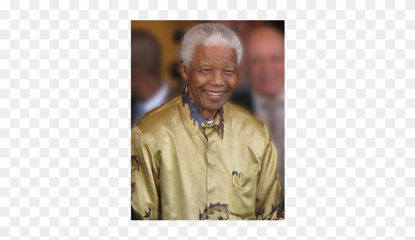 Nelson Mandela - Akinator Black Medal Characters Clipart #4737099