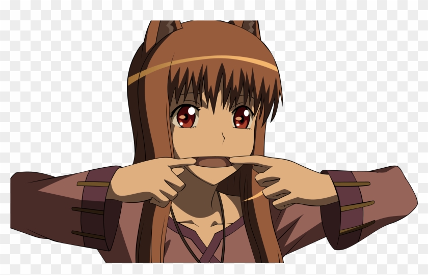 Spice And Wolf, Vectors, Transparent, Animal Ears, - Spice And Wolf Holo Png Clipart #4737466