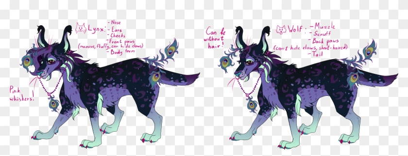 Lynx Wolf - Cartoon Clipart