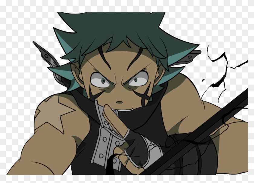 Black*star Black Star Black Star Transparent Transparent - Black Star From Soul Eater Clipart