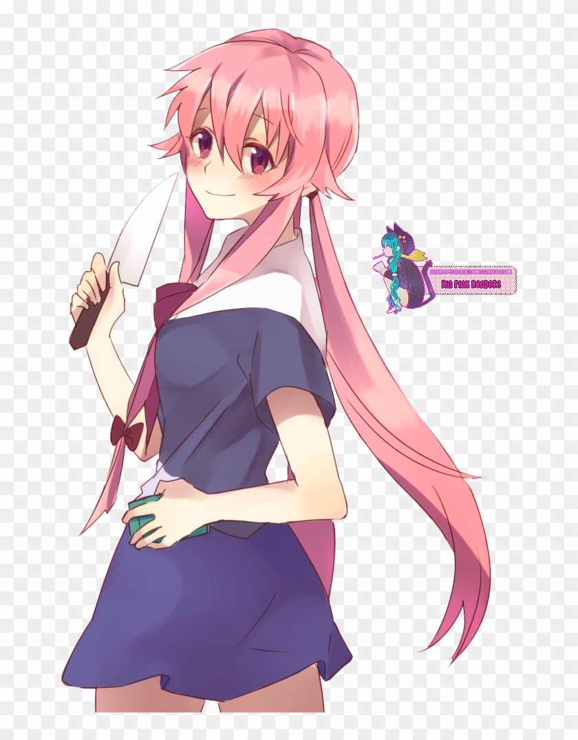 Yuno Gasai Without Background Clipart