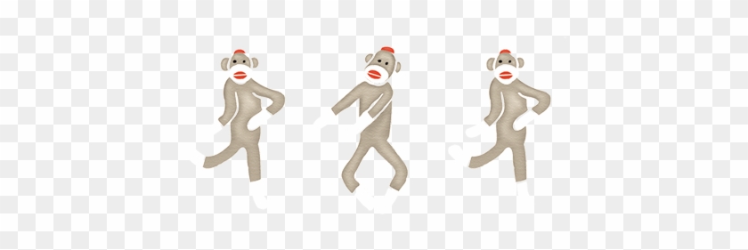 Sock Monkeys - Cartoon Clipart #4738128
