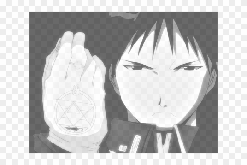 Transparent Roy Mustang Colonel Roy Mustang Fma Fullmetal - Roy Mustang Transmutation Circle Clipart