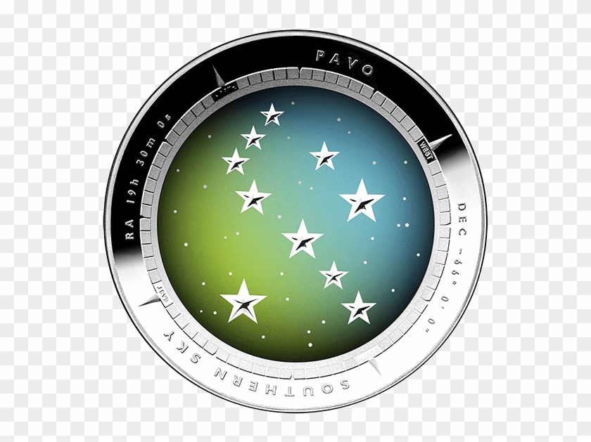 Australia 2013 5$ Color Domed - Australia Southern Sky Silver Coin Clipart #4738603